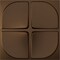 Ekena Millwork 19 5/8in. W x 19 5/8in. H Edmund EnduraWall Decorative 3D Wall Panel Covers 2.67 Sq. Ft. WP20X20EUCAB - alternate 1